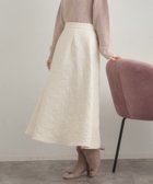 【クチュール ブローチ/Couture Brooch】のリーフジャカードフレアスカート 人気、トレンドファッション・服の通販 founy(ファニー) ファッション Fashion レディースファッション Fashion for Women スカート Skirts Aライン・フレアスカート A-Line & Flared Skirts キルト Quilt, Quilted Fabric スマート Smart, Elegant パターン Pattern, Design Print フレア Flare, Flared リーフ Leaf, Botanical Leaf 冬 Winter / This Winter 春 Spring thumbnail オフホワイト|ID: prp329100004769793 ipo3291000000034642997