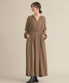 【アーバンリサーチ ドアーズ/URBAN RESEARCH DOORS】の『スタッフ企画』切替ギャザーフレアワンピース 人気、トレンドファッション・服の通販 founy(ファニー) ファッション Fashion レディースファッション Fashion for Women ワンピース Dresses クラシカル Classical, Vintage-Inspired 切替 Switching, Contrast Panel 人気 Popular, Best Seller フロント Front, Front Design ポケット Pocket, Pocket Detail ロング Long, Long-Length A/W・秋冬 Autumn/Winter 冬 Winter / This Winter エレガント 上品 Elegant 2025年 2025 2025-2026秋冬・A/W Autumn/Winter 2025–26 AW25–26 thumbnail ブラウン|ID: prp329100004769842 ipo3291000000034690002