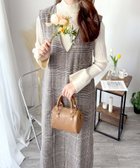 【アミュレット/Amulet】の【Amulet】チェック柄Vネックロングジャンパースカート 人気、トレンドファッション・服の通販 founy(ファニー) ファッション Fashion レディースファッション Fashion for Women スカート Skirts インナー Innerwear クラシカル Classical, Vintage-Inspired シンプル Simple, Minimal スニーカー Sneakers, Trainers タートルネック Turtleneck, High Neck チェック Check, Plaid, Tartan バランス Balance, Style Balance ロング Long, Long-Length エレガント 上品 Elegant thumbnail レッド|ID: prp329100004769848 ipo3291000000035145424