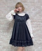 【アクシーズファム/axes femme】のトロワリボンベロアワンピース 人気、トレンドファッション・服の通販 founy(ファニー) ファッション Fashion レディースファッション Fashion for Women ワンピース Dresses おすすめ Recommended / Our Picks アクセサリー Fashion Accessories インナー Innerwear カットソー Cut and Sewn Top ガーリー Girly, Feminine Style ギャザー Gathered, Ruffled スクエア Square, Square Shape デコルテ Décolleté, Neckline ベロア Velour, Soft Velvet 切替 Switching, Contrast Panel thumbnail 黒|ID: prp329100004769854 ipo3291000000034699610