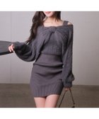 【リップサービス/LIP SERVICE】のLIP SERVICE/リボンフェザーレイヤードワンピース 人気、トレンドファッション・服の通販 founy(ファニー) ファッション Fashion レディースファッション Fashion for Women ワンピース Dresses カーディガン Cardigan, Knitwear ガーリー Girly, Feminine Style フィット Fit, Slim Fit フェザー Feather, Feather Detail ボレロ Bolero, Short Cardigan リボン Ribbon, Bow A/W・秋冬 Autumn/Winter おすすめ Recommended / Our Picks thumbnail チャコールグレー|ID: prp329100004769862 ipo3291000000035080638