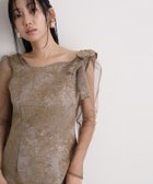 【プールヴー/PourVous】のショルダーリボンジャガードドレス 人気、トレンドファッション・服の通販 founy(ファニー) ファッション Fashion レディースファッション Fashion for Women ワンピース Dresses フォーマル・パーティードレス・結婚式用ドレス Elegant & Casual Dresses ショルダー Shoulder, Shoulder Strap スリーブ Sleeve, Long Sleeve / Short Sleeve チュール Tulip, Tulip Motif デコルテ Décolleté, Neckline リボン Ribbon, Bow おすすめ Recommended / Our Picks エレガント 上品 Elegant セレモニー Ceremony 結婚式 Wedding 二次会 After Party thumbnail ブラウン|ID: prp329100004769875 ipo3291000000034588687