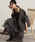 【プールヴー/PourVous】のボリュームチュールジャケットセットドレス 人気、トレンドファッション・服の通販 founy(ファニー) ファッション Fashion レディースファッション Fashion for Women アウター Coat / Outerwear Collection レディースジャケット・軽アウター Jackets ワンピース Dresses フォーマル・パーティードレス・結婚式用ドレス Elegant & Casual Dresses ジャケット Jacket, Outerwear とろみ Fluid, Flowy Fabric チュール Tulip, Tulip Motif ドレープ Drape, Draping Fabric パイピング Piping, Trim Design フリル Frill, Ruffle フロント Front, Front Design ミックス Mix, Mixed Style リラックス Relax, Relaxed Fit おすすめ Recommended / Our Picks エレガント 上品 Elegant セレモニー Ceremony 結婚式 Wedding 二次会 After Party thumbnail チャコール|ID: prp329100004769880 ipo3291000000035144426