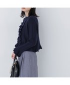 【ナチュラル ビューティー ベーシック/NATURAL BEAUTY BASIC】のミニケーブルフリルニット 人気、トレンドファッション・服の通販 founy(ファニー) ファッション Fashion レディースファッション Fashion for Women トップス・カットソー Cut & Sew Tops ニット Knit Tops & Sweaters フリル Frill, Ruffle 春 Spring thumbnail ネイビー|ID: prp329100004769882 ipo3291000000034550654