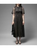 【ラシュッド/LASUD】のパイピングドットドレス 人気、トレンドファッション・服の通販 founy(ファニー) ファッション Fashion レディースファッション Fashion for Women ワンピース Dresses フォーマル・パーティードレス・結婚式用ドレス Elegant & Casual Dresses エレガント 上品 Elegant シンプル Simple, Minimal ドレス Dress, One-Piece パイピング Piping, Trim Design ワンポイント One Point, Statement Accent thumbnail ブラック|ID: prp329100004769896 ipo3291000000034977063