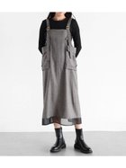 【ヴァン/Vin】のツイードライクドロストジャンパースカート 人気、トレンドファッション・服の通販 founy(ファニー) ファッション Fashion レディースファッション Fashion for Women スカート Skirts インナー Innerwear カットソー Cut and Sewn Top クラシック Classic, Timeless Style ジャケット Jacket, Outerwear ツイード Twill, Twill Weave リブニット Rib Knit, Ribbed Knit A/W・秋冬 Autumn/Winter thumbnail チャコールグレー|ID: prp329100004769897 ipo3291000000035012097