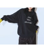 【ジーナシス/JEANASiS】のアソートグラフィックシシュウウラケプルオーバー ブラック|ID: prp329100004769971 ipo3291000000034929741