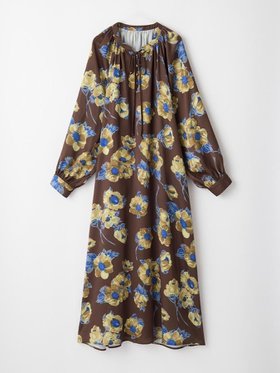 【ヴァン/Vin】のヴィンテージフラワープリントワンピース 人気、トレンドファッション・服の通販 founy(ファニー) ファッション Fashion レディースファッション Fashion for Women ワンピース Dresses とろみ Fluid, Flowy Fabric フェミニン Feminine, Girly フレア Flare, Flared フロント Front, Front Design プリント Print, Printed Pattern ベロア Velour, Soft Velvet リボン Ribbon, Bow ヴィンテージ Vintage Style エレガント 上品 Elegant |ID:prp329100004770524