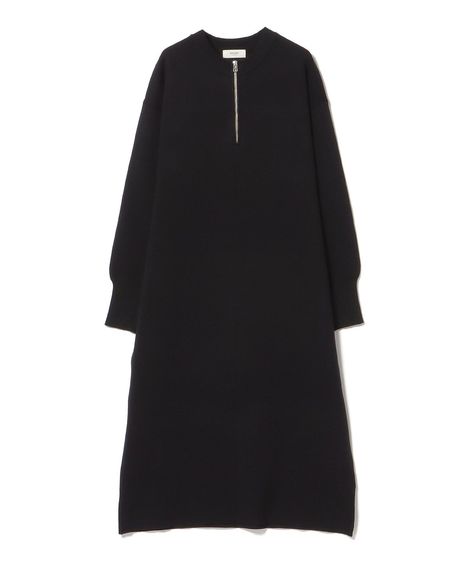【ビームス ハート/BEAMS HEART】のスウェットライク ハーフジップ ワンピース インテリア・キッズ・メンズ・レディースファッション・服の通販 founy(ファニー) ファッション Fashion レディースファッション Fashion for Women ワンピース Dresses おすすめ Recommended / Our Picks インナー Innerwear ショルダー Shoulder, Shoulder Strap ジップ Zip, Zipper ジャケット Jacket, Outerwear スウェット / スエット Sweatshirt, Sweatwear タートルネック Turtleneck, High Neck ダウン Down, Puffer トレンド Trend, Trending Now ドロップ Drop Shoulder, Dropped Style ハイネック High Neck, Mock Neck バランス Balance, Style Balance ブルゾン Blouson, Bomber Jacket ロング Long, Long-Length BLACK|ID: prp329100004770549 ipo3291000000034557794