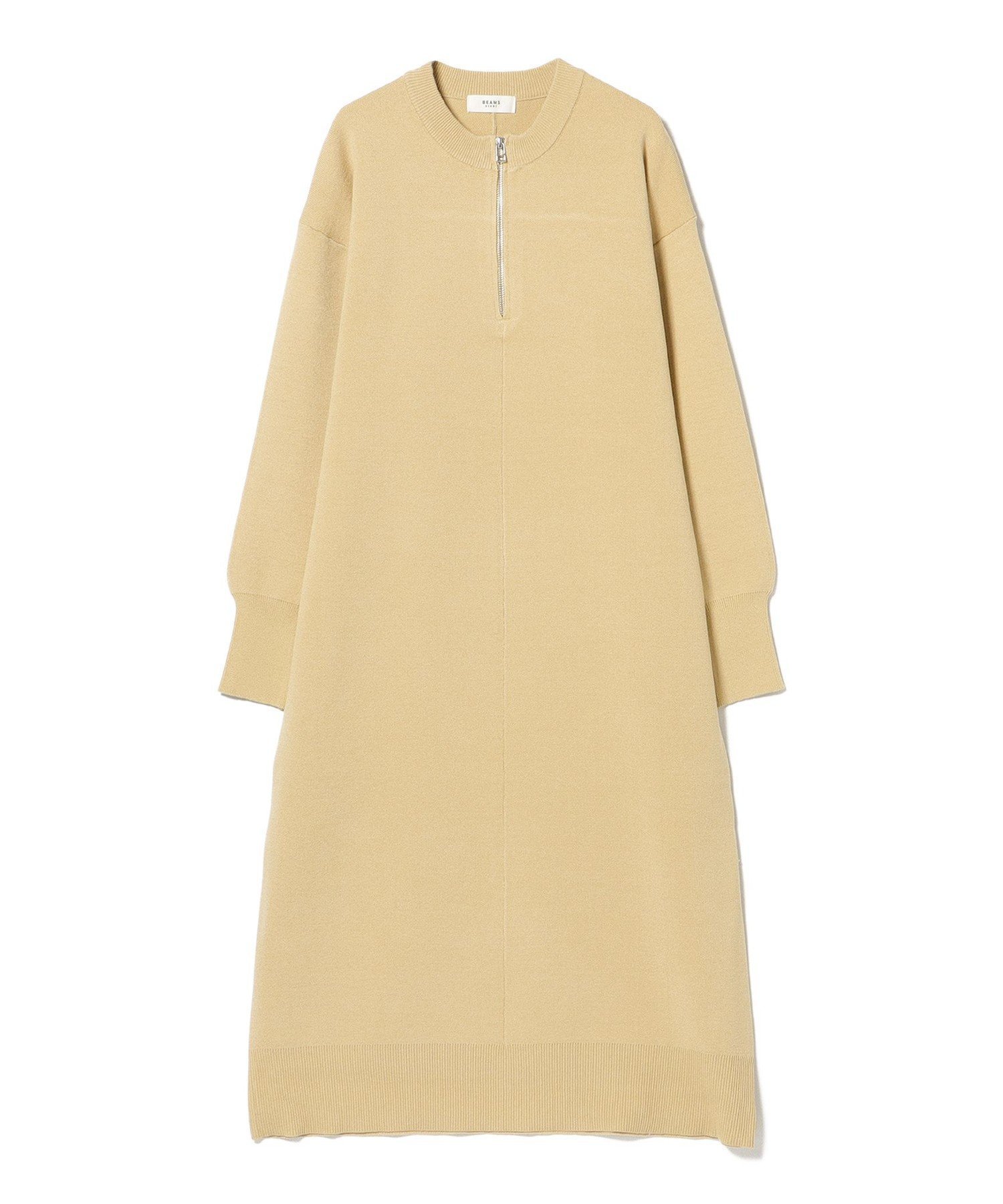 【ビームス ハート/BEAMS HEART】のスウェットライク ハーフジップ ワンピース インテリア・キッズ・メンズ・レディースファッション・服の通販 founy(ファニー) ファッション Fashion レディースファッション Fashion for Women ワンピース Dresses おすすめ Recommended / Our Picks インナー Innerwear ショルダー Shoulder, Shoulder Strap ジップ Zip, Zipper ジャケット Jacket, Outerwear スウェット / スエット Sweatshirt, Sweatwear タートルネック Turtleneck, High Neck ダウン Down, Puffer トレンド Trend, Trending Now ドロップ Drop Shoulder, Dropped Style ハイネック High Neck, Mock Neck バランス Balance, Style Balance ブルゾン Blouson, Bomber Jacket ロング Long, Long-Length LIGHT YELLOW|ID: prp329100004770549 ipo3291000000034557796