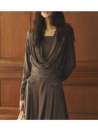 【アニュアンス/anuans】のパウダーサテンドレープトップス 人気、トレンドファッション・服の通販 founy(ファニー) ファッション Fashion レディースファッション Fashion for Women トップス・カットソー Cut & Sew Tops コンパクト Compact, Small Size サテン Satin, Glossy Fabric シンプル Simple, Minimal ドレープ Drape, Draping Fabric バランス Balance, Style Balance フロント Front, Front Design エレガント 上品 Elegant thumbnail KHAKI BROWN|ID: prp329100004770591 ipo3291000000034558587