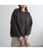 【イッカ/ikka】のフクレ幾何ジャガードプルオーバー 人気、トレンドファッション・服の通販 founy(ファニー) ファッション Fashion レディースファッション Fashion for Women トップス・カットソー Cut & Sew Tops カジュアルプルオーバー・ニットトップス Pullovers & Knit Tops / Casual Pullovers コンビ Combo, Combination Style トレーナー Sweatshirt, Trainer thumbnail チャコール|ID: prp329100004770602 ipo3291000000034558716