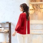 【ローズティアラ/Rose Tiara】のバック切替カットソー 人気、トレンドファッション・服の通販 founy(ファニー) ファッション Fashion レディースファッション Fashion for Women トップス・カットソー Cut & Sew Tops カットソー・ベーシックTシャツ Cut-and-Sewn Tops / Stretch Tees & Basics カットソー Cut and Sewn Top ドット Polka Dot, Dot Pattern 切替 Switching, Contrast Panel 楽ちん Easy Fit, Comfortable thumbnail レッド|ID: prp329100004770605 ipo3291000000034558748