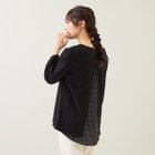 【ローズティアラ/Rose Tiara】のバック切替カットソー 人気、トレンドファッション・服の通販 founy(ファニー) ファッション Fashion レディースファッション Fashion for Women トップス・カットソー Cut & Sew Tops カットソー・ベーシックTシャツ Cut-and-Sewn Tops / Stretch Tees & Basics カットソー Cut and Sewn Top ドット Polka Dot, Dot Pattern 切替 Switching, Contrast Panel 楽ちん Easy Fit, Comfortable thumbnail ブラック|ID: prp329100004770605 ipo3291000000034558750