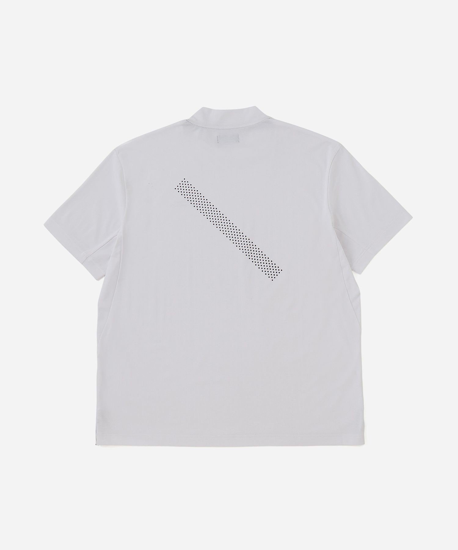 【サタデイズ ニューヨークシティ/SATURDAYS NYC】のDot Mesh Half SS Mock Neck インテリア・キッズ・メンズ・レディースファッション・服の通販 founy(ファニー) 　ファッション　Fashion　レディースファッション　Fashion for Women　カッティング　Cutting Detail　ゴルフ　Golf　ストレッチ　Stretch, Stretchy Fabric　パターン　Pattern, Design Print　プリント　Print, Printed Pattern　メッシュ　Mesh, Net Fabric　リラックス　Relax, Relaxed Fit　半袖　Short Sleeve, Half Sleeve　吸水　Absorbent, Quick-Dry　ホワイト(10)|ID: prp329100004770633 ipo3291000000034558954