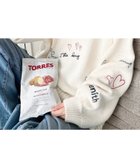 【モーメントプラス/moment+ / MEN】の落書き刺繍ニットプルオーバー アイボリー|ID: prp329100004770670 ipo3291000000034559346