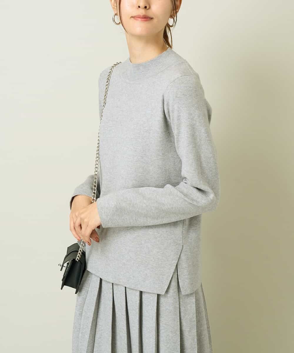 【アー ヴェー ヴェー/a.v.v】の【洗える】プチハイネックニット【アンサンブル対応】 インテリア・キッズ・メンズ・レディースファッション・服の通販 founy(ファニー) ファッション Fashion レディースファッション Fashion for Women トップス・カットソー Cut & Sew Tops ニット Knit Tops & Sweaters アンサンブルニット Knit Ensembles & Twin Sets アンサンブル Ensemble Set インナー Innerwear 洗える Machine Washable ジャケット Jacket, Outerwear スリット Slit, Slit Detail スーツ Suit, Formalwear デニム Denim, Jeans Material トレンド Trend, Trending Now 定番 Standard, Basic Item なめらか Smooth, Silky Texture 人気 Popular, Best Seller ハイネック High Neck, Mock Neck プリーツ Pleats, Pleated ベーシック Basic, Essential ボトム Bottoms, Lower Wear ボーダー Border, Stripe 再入荷 Restock / Back in Stock おすすめ Recommended / Our Picks ビジネス 仕事 通勤 Business / Work / Commuting グレー|ID: prp329100004770715 ipo3291000000034560019