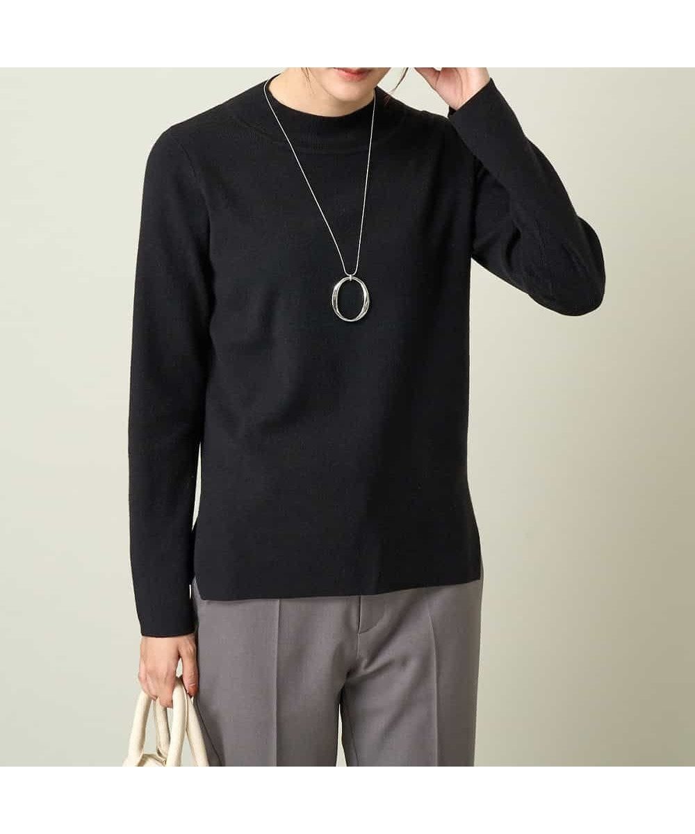 【アー ヴェー ヴェー/a.v.v】の【洗える】プチハイネックニット【アンサンブル対応】 インテリア・キッズ・メンズ・レディースファッション・服の通販 founy(ファニー) ファッション Fashion レディースファッション Fashion for Women トップス・カットソー Cut & Sew Tops ニット Knit Tops & Sweaters アンサンブルニット Knit Ensembles & Twin Sets アンサンブル Ensemble Set インナー Innerwear 洗える Machine Washable ジャケット Jacket, Outerwear スリット Slit, Slit Detail スーツ Suit, Formalwear デニム Denim, Jeans Material トレンド Trend, Trending Now 定番 Standard, Basic Item なめらか Smooth, Silky Texture 人気 Popular, Best Seller ハイネック High Neck, Mock Neck プリーツ Pleats, Pleated ベーシック Basic, Essential ボトム Bottoms, Lower Wear ボーダー Border, Stripe 再入荷 Restock / Back in Stock おすすめ Recommended / Our Picks ビジネス 仕事 通勤 Business / Work / Commuting ブラック|ID: prp329100004770715 ipo3291000000034560020