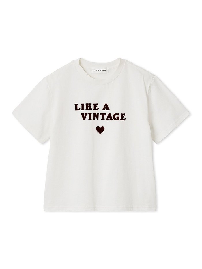 【リリーブラウン/Lily Brown】のLIKE A VINTAGE Tシャツ インテリア・キッズ・メンズ・レディースファッション・服の通販 founy(ファニー) https://founy.com/ 雑誌掲載アイテム Magazine Picks & Fashion Features ファッション雑誌 Fashion Magazines レイ Ray ファッション Fashion レディースファッション Fashion for Women トップス・カットソー Cut & Sew Tops シャツ・ブラウス・オフィスカジュアル Elegant Blouses & Button-Ups ロングTシャツ・Tシャツ Longline T-Shirts & Tees 8月号 August Issue, Aug. Edition シンプル Simple, Minimal スマート Smart, Elegant ボトム Bottoms, Lower Wear 雑誌 Magazine, Fashion Magazine |ID: prp329100004770720 ipo3291000000034560121