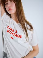 【リリーブラウン/Lily Brown】のLIKE A VINTAGE Tシャツ RED[046]|ID: prp329100004770720 ipo3291000000034560124