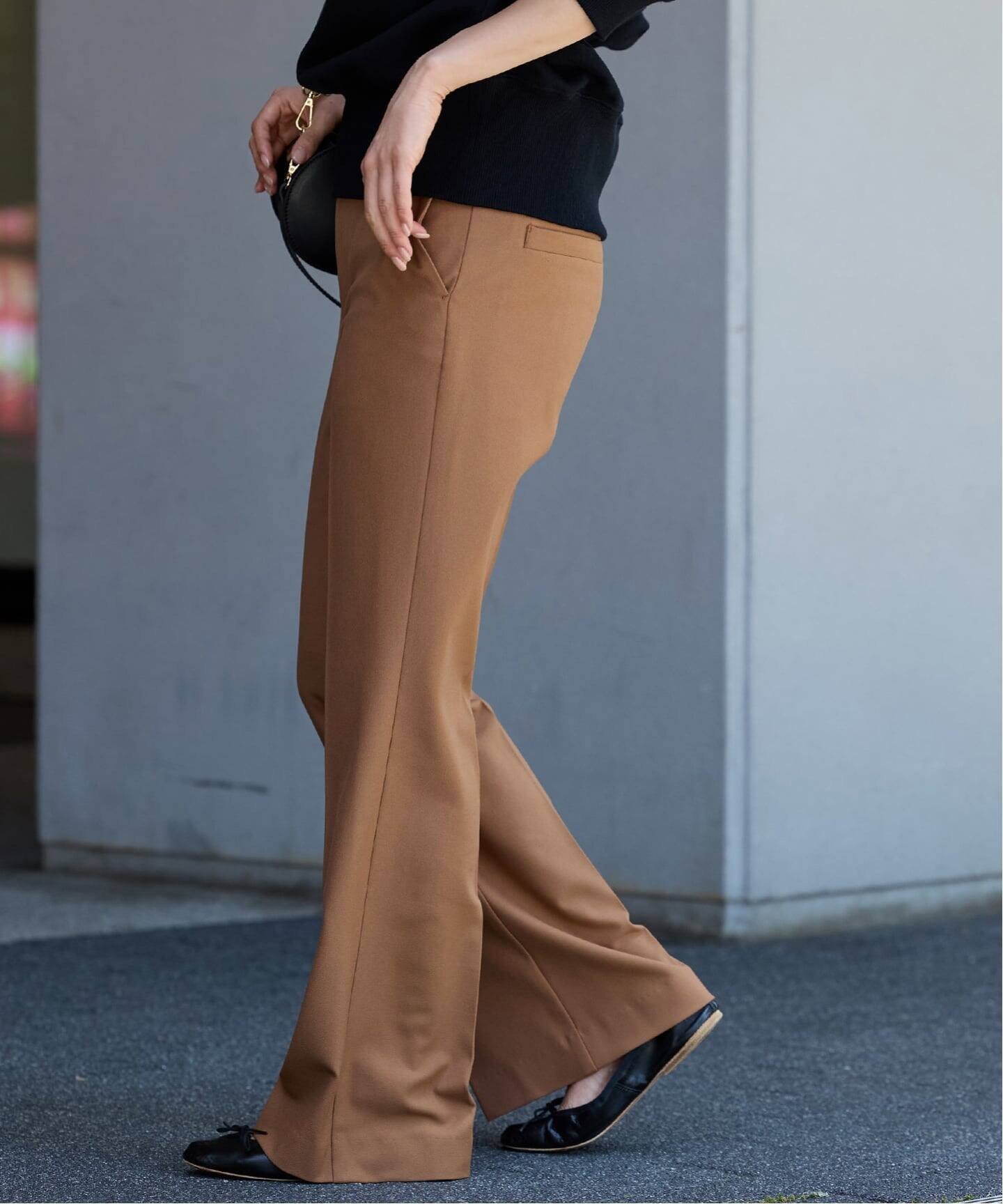 【フレームワーク/FRAMeWORK】の≪追加≫裏起毛フレアパンツ 4 インテリア・キッズ・メンズ・レディースファッション・服の通販 founy(ファニー) 　ファッション　Fashion　レディースファッション　Fashion for Women　パンツ　Pants & Trousers　ストレッチ　Stretch, Stretchy Fabric　なめらか　Smooth, Silky Texture　フレア　Flare, Flared　A/W・秋冬　Autumn/Winter　再入荷　Restock / Back in Stock　キャメル|ID: prp329100004770749 ipo3291000000034560619