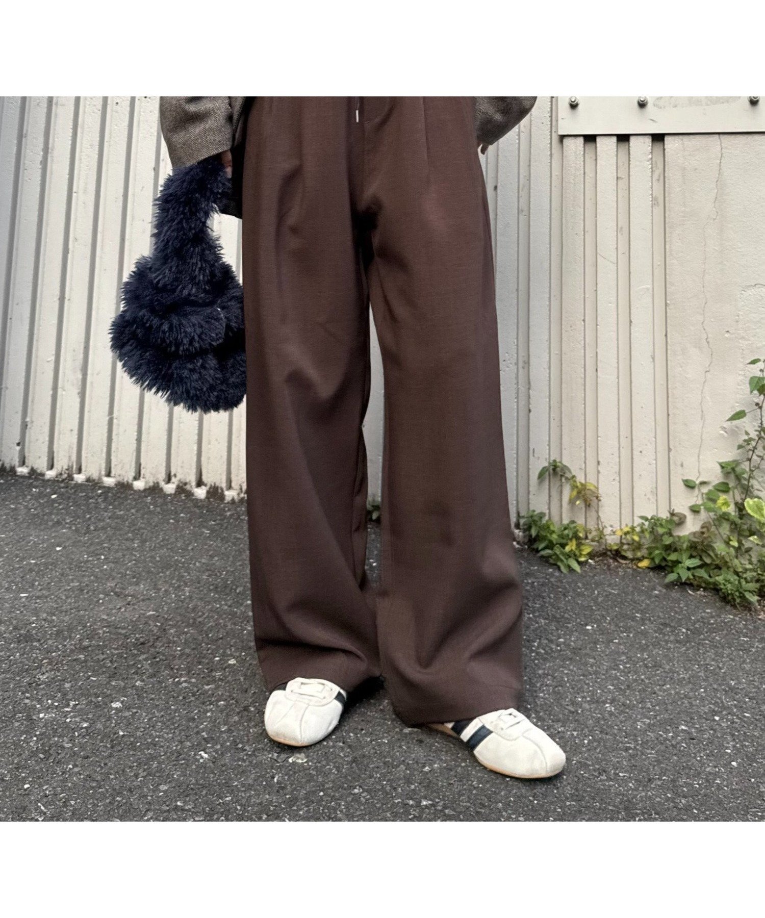 【チャオパニックティピー/CIAOPANIC TYPY】の【サイズ展開豊富】全骨格優勝スラックスパンツ インテリア・キッズ・メンズ・レディースファッション・服の通販 founy(ファニー) 　ファッション　Fashion　レディースファッション　Fashion for Women　パンツ　Pants & Trousers　カーディガン　Cardigan, Knitwear　コンパクト　Compact, Small Size　シンプル　Simple, Minimal　ストレート　Straight, Straight Cut　スニーカー　Sneakers, Trainers　スラックス　Slacks, Dress Pants　バランス　Balance, Style Balance　楽ちん　Easy Fit, Comfortable　ワイド　Wide, Wide Fit　おすすめ　Recommended / Our Picks　エレガント 上品　Elegant　ブラウン|ID: prp329100004770762 ipo3291000000034560894