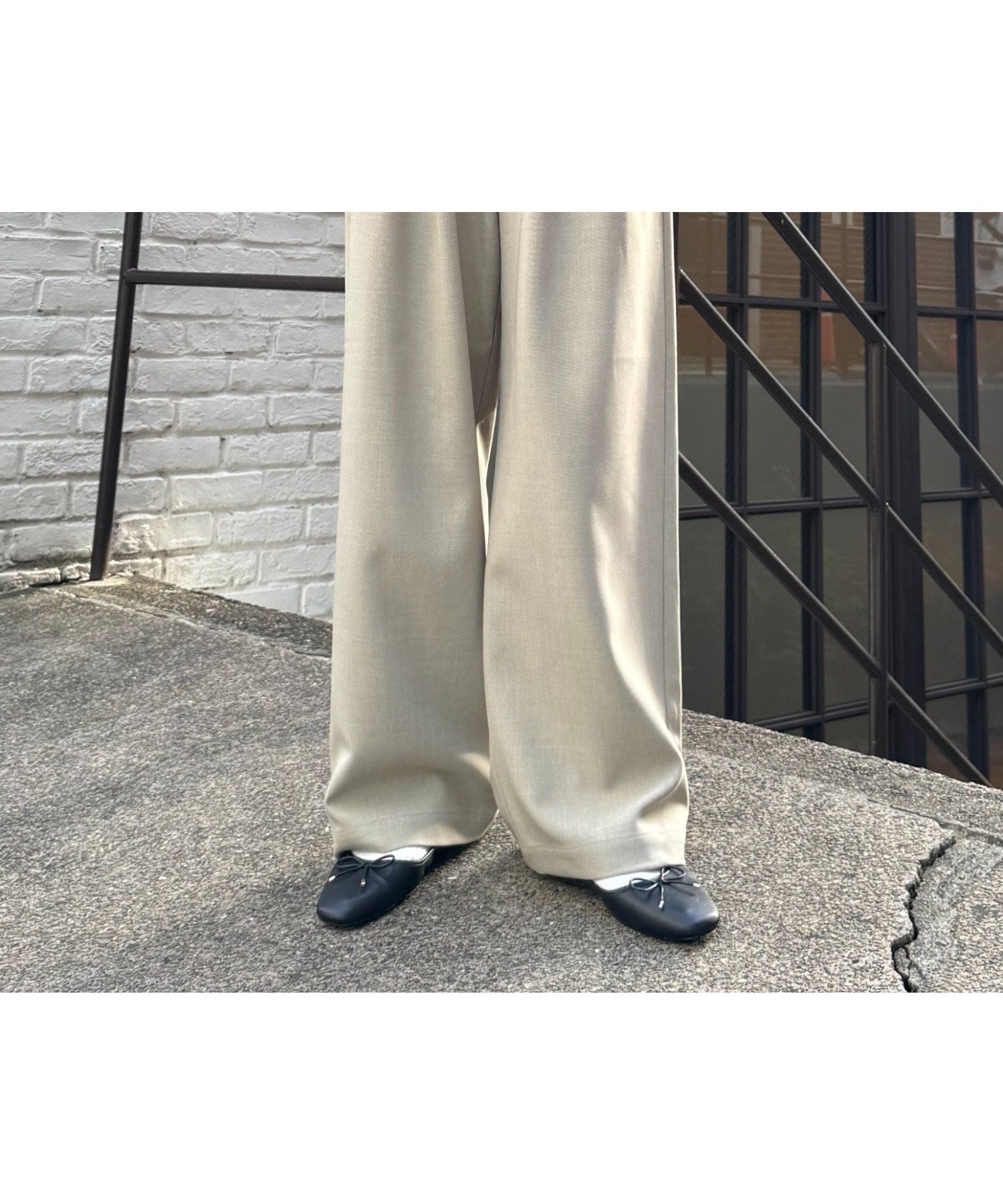 【チャオパニックティピー/CIAOPANIC TYPY】の【サイズ展開豊富】全骨格優勝スラックスパンツ インテリア・キッズ・メンズ・レディースファッション・服の通販 founy(ファニー) 　ファッション　Fashion　レディースファッション　Fashion for Women　パンツ　Pants & Trousers　カーディガン　Cardigan, Knitwear　コンパクト　Compact, Small Size　シンプル　Simple, Minimal　ストレート　Straight, Straight Cut　スニーカー　Sneakers, Trainers　スラックス　Slacks, Dress Pants　バランス　Balance, Style Balance　楽ちん　Easy Fit, Comfortable　ワイド　Wide, Wide Fit　おすすめ　Recommended / Our Picks　エレガント 上品　Elegant　ベージュ|ID: prp329100004770762 ipo3291000000034560895