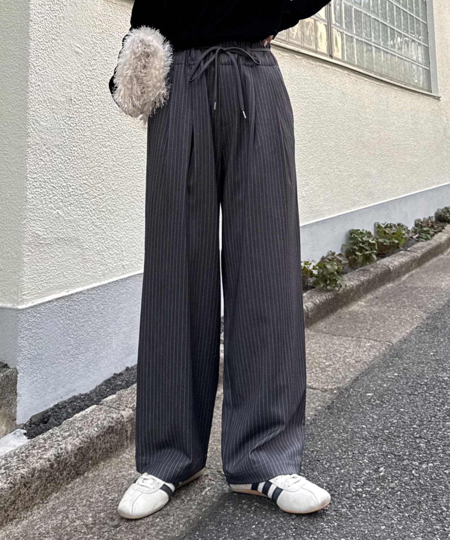 【チャオパニックティピー/CIAOPANIC TYPY】の【サイズ展開豊富】全骨格優勝スラックスパンツ インテリア・キッズ・メンズ・レディースファッション・服の通販 founy(ファニー) 　ファッション　Fashion　レディースファッション　Fashion for Women　パンツ　Pants & Trousers　カーディガン　Cardigan, Knitwear　コンパクト　Compact, Small Size　シンプル　Simple, Minimal　ストレート　Straight, Straight Cut　スニーカー　Sneakers, Trainers　スラックス　Slacks, Dress Pants　バランス　Balance, Style Balance　楽ちん　Easy Fit, Comfortable　ワイド　Wide, Wide Fit　おすすめ　Recommended / Our Picks　エレガント 上品　Elegant　グレーその他1|ID: prp329100004770762 ipo3291000000034560898