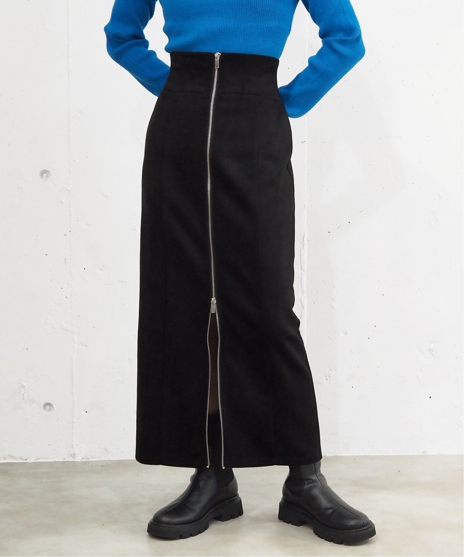 【ティップトッププラスポケット/tiptop+pocket】のtiptop/フロントZIPナロースカート インテリア・キッズ・メンズ・レディースファッション・服の通販 founy(ファニー) ファッション Fashion レディースファッション Fashion for Women スカート Skirts ヴィンテージ Vintage Style 今季 This Season, Current Season ショート Short, Short Length シンプル Simple, Minimal ジップ Zip, Zipper バランス Balance, Style Balance ピーチ Peach, Soft Touch フェイクレザー Faux Leather, PU Leather フロント Front, Front Design ポケット Pocket, Pocket Detail クロ|ID: prp329100004770789 ipo3291000000034561419