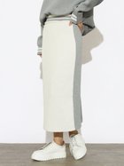 【ヴァン/Vin】の異素材切り替えナロースカート 人気、トレンドファッション・服の通販 founy(ファニー) ファッション Fashion レディースファッション Fashion for Women スカート Skirts おすすめ Recommended / Our Picks スリット Slit, Slit Detail セットアップ Set-Up, Coordinated Outfit フロント Front, Front Design thumbnail オフホワイト|ID: prp329100004770813 ipo3291000000034597643