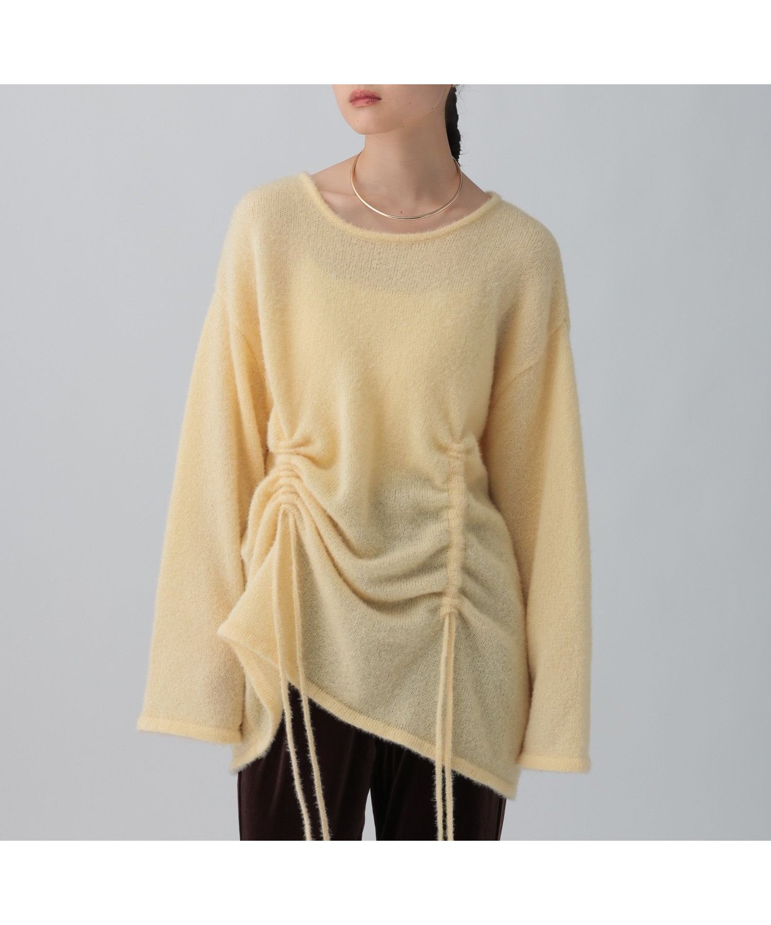 【レプシィム ローリーズファーム/LEPSIM LOWRYS FARM】の7ゲージフロントシャーリングチュニック 人気、トレンドファッション・服の通販 founy(ファニー) 　ファッション　Fashion　レディースファッション　Fashion for Women　トップス・カットソー　Cut & Sew Tops　おすすめ　Recommended / Our Picks　インナー　Innerwear　チュニック　Tunic, Long Top　フロント　Front, Front Design　 other-1|ID: prp329100004770840 ipo3291000000034907587