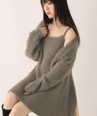 【ヘザー/Heather】のペプラムシャギーワンピース2P 人気、トレンドファッション・服の通販 founy(ファニー) ファッション Fashion レディースファッション Fashion for Women ワンピース Dresses カーディガン Cardigan, Knitwear キャミワンピース Cami Dress, Slip Dress シンプル Simple, Minimal スウェット / スエット Sweatshirt, Sweatwear デニム Denim, Jeans Material ボトム Bottoms, Lower Wear 冬 Winter / This Winter thumbnail グレー|ID: prp329100004770846 ipo3291000000034562045