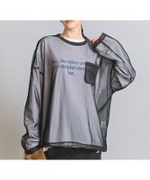 【ユナイテッドアローズ/UNITED ARROWS】のCharcoal メッシュ ロングスリーブ Tシャツ 人気、トレンドファッション・服の通販 founy(ファニー) ファッション Fashion レディースファッション Fashion for Women トップス・カットソー Cut & Sew Tops シャツ・ブラウス・オフィスカジュアル Elegant Blouses & Button-Ups ロングTシャツ・Tシャツ Longline T-Shirts & Tees インナー Innerwear コンパクト Compact, Small Size シアー Sheer, See-Through スリーブ Sleeve, Long Sleeve / Short Sleeve ドローコード Drawcord, Drawstring Cord ビンテージ Vintage, Retro Style プリント Print, Printed Pattern ポケット Pocket, Pocket Detail 別注 Limited Edition, Custom Order メッシュ Mesh, Net Fabric ロング Long, Long-Length 冬 Winter / This Winter アウトレット Outlet / Clearance おすすめ Recommended / Our Picks 夏 Summer |ID:prp329100004770850