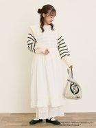 【サマンサモスモス/Samansa Mos2】の【Alice*Samansa Mos2】配色エプロンワンピース 人気、トレンドファッション・服の通販 founy(ファニー) ファッション Fashion レディースファッション Fashion for Women ワンピース Dresses おすすめ Recommended / Our Picks ガーリー Girly, Feminine Style コラボ Collaboration, Collab ベロア Velour, Soft Velvet モチーフ Motif, Design Theme 冬 Winter / This Winter thumbnail オフホワイト|ID: prp329100004770854 ipo3291000000035048907
