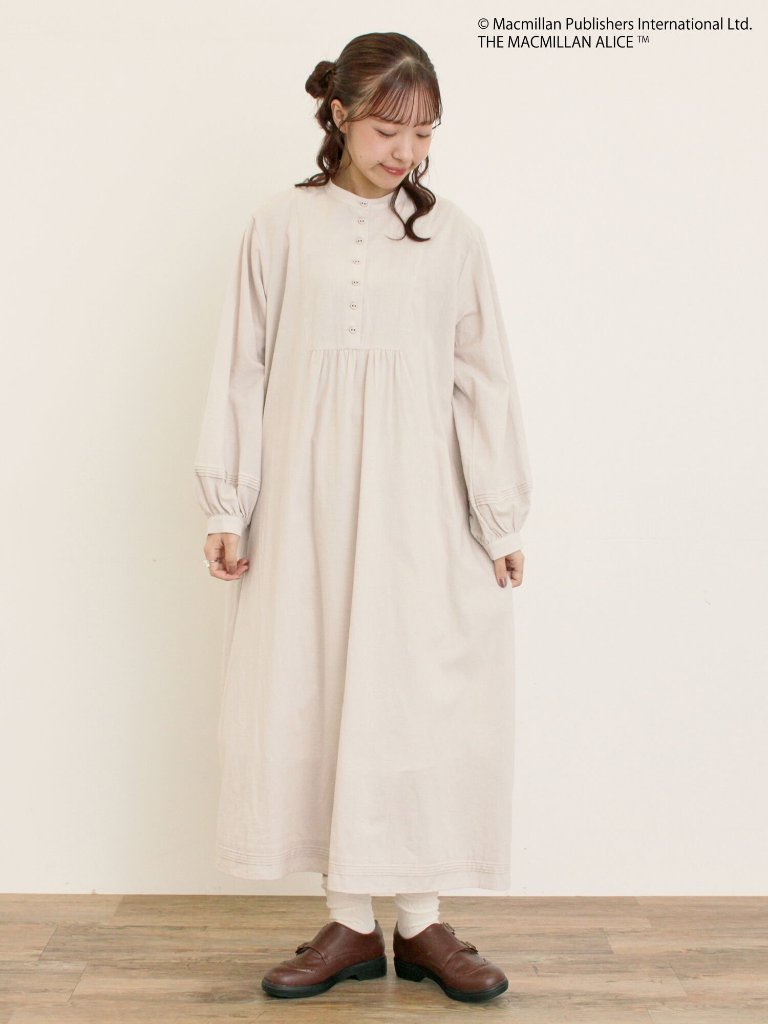 【サマンサモスモス/Samansa Mos2】の【Alice*Samansa Mos2】スタンドネック裾タックワンピ 人気、トレンドファッション・服の通販 founy(ファニー) ファッション Fashion レディースファッション Fashion for Women ワンピース Dresses おすすめ Recommended / Our Picks コラボ Collaboration, Collab スタンド Stand Collar, Upright Stand モチーフ Motif, Design Theme リネン Linen, Linen Fabric ワンポイント One Point, Statement Accent other-1|ID: prp329100004770878 ipo3291000000034562560