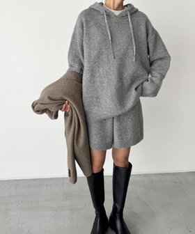 【キャナルジーン/CANAL JEAN】のEl mar ウール混パーカーSET UP 人気、トレンドファッション・服の通販 founy(ファニー) ファッション Fashion レディースファッション Fashion for Women トップス・カットソー Cut & Sew Tops レディースパーカー・カジュアルフーディー Casual Hoodies & Sweatshirts おすすめ Recommended / Our Picks セットアップ Set-Up, Coordinated Outfit ドローコード Drawcord, Drawstring Cord パーカー Hoodie, Parka ロング Long, Long-Length |ID:prp329100004770922