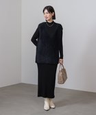 【バブ ブージュルード/Bab Bou Jeloud】のシャギーチュニックリブワンピースセット BLACK|ID: prp329100004770924 ipo3291000000035152554