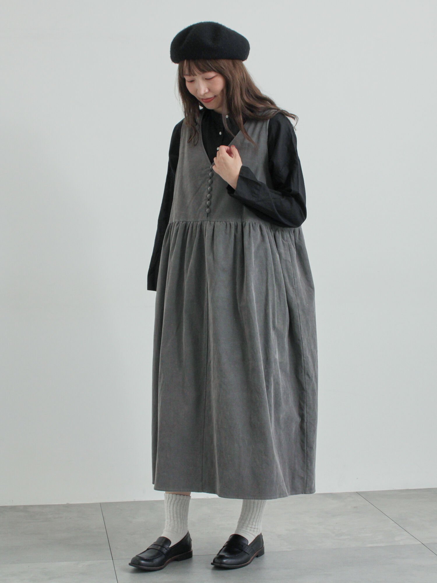 【サマンサモスモス/Samansa Mos2】の【WEB限定 Sサイズ】コール天ノースリーブワンピース 人気、トレンドファッション・服の通販 founy(ファニー) 　ファッション　Fashion　レディースファッション　Fashion for Women　ワンピース　Dresses　ギャザー　Gathered, Ruffled　ノースリーブ　Sleeveless, No-Sleeve　 other-1|ID: prp329100004770925 ipo3291000000034562942