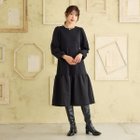 【ローズティアラ/Rose Tiara】の【吸湿発熱/保温性】異素材切替ティアードワンピース 人気、トレンドファッション・服の通販 founy(ファニー) ファッション Fashion レディースファッション Fashion for Women ワンピース Dresses シンプル Simple, Minimal スリーブ Sleeve, Long Sleeve / Short Sleeve タフタ Taffeta, Structured Fabric ティアード Tiered, Tiered Style ティアードワンピース Tiered Dress, Flared Dress フェミニン Feminine, Girly ポケット Pocket, Pocket Detail リボン Ribbon, Bow 切替 Switching, Contrast Panel thumbnail ブラック|ID: prp329100004770927 ipo3291000000035081710