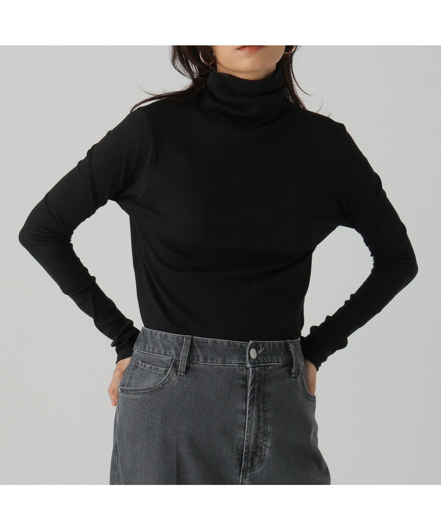 【エルーラ/Elura】のジンジャーモイストタートル/133670 インテリア・キッズ・メンズ・レディースファッション・服の通販 founy(ファニー) ファッション Fashion レディースファッション Fashion for Women インナー Innerwear シアー Sheer, See-Through 冬 Winter / This Winter ブラック09|ID: prp329100004770987 ipo3291000000034563708