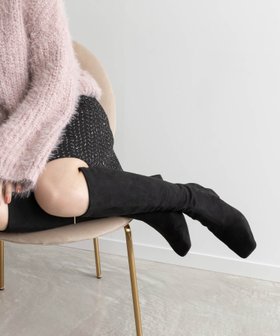 【ランダ/RANDA】の晴雨兼用ソフトストレッチ WARM スクエアトゥロングブーツ 人気、トレンドファッション・服の通販 founy(ファニー) ファッション Fashion レディースファッション Fashion for Women クッション Cushion, Throw Pillow シンプル Simple, Minimal ストレッチ Stretch, Stretchy Fabric フィット Fit, Slim Fit |ID:prp329100004770992