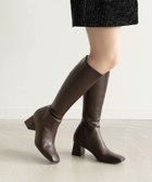 【ランダ/RANDA】の晴雨兼用ソフトストレッチ WARM スクエアトゥロングブーツ 人気、トレンドファッション・服の通販 founy(ファニー) ファッション Fashion レディースファッション Fashion for Women クッション Cushion, Throw Pillow シンプル Simple, Minimal ストレッチ Stretch, Stretchy Fabric フィット Fit, Slim Fit thumbnail D.BROWN|ID: prp329100004770992 ipo3291000000034634781