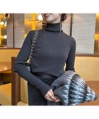 【アニュアンス/anuans】のハイゲージウールフィットリブタートルニット 人気、トレンドファッション・服の通販 founy(ファニー) ファッション Fashion レディースファッション Fashion for Women トップス・カットソー Cut & Sew Tops ニット Knit Tops & Sweaters インナー Innerwear シアー Sheer, See-Through フィット Fit, Slim Fit thumbnail GREY|ID: prp329100004771004 ipo3291000000034563934