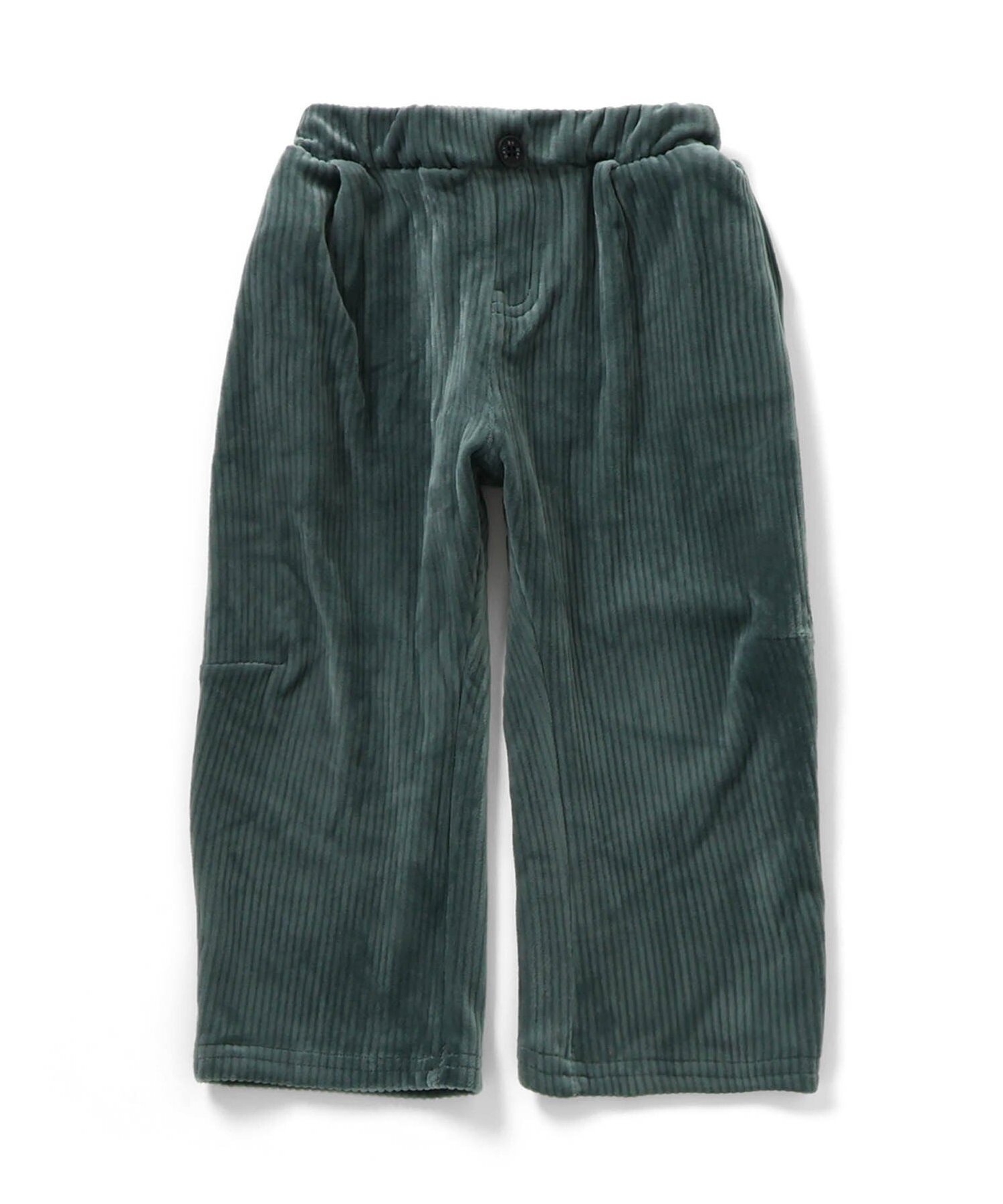 【エフオー オンラインストア/F.O.Online Store / KIDS】のあったかふわとろテーパードパンツ 10分丈 インテリア・キッズ・メンズ・レディースファッション・服の通販 founy(ファニー) ファッション Fashion キッズファッション Fashion for Kids ボトムス Bottoms コレクション Collection, Seasonal Line トレーナー Sweatshirt, Trainer ボトム Bottoms, Lower Wear 冬 Winter / This Winter グリーン|ID: prp329100004771115 ipo3291000000034731628