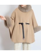【ヴァン/Vin】のベルテッドファーポンチョ 人気、トレンドファッション・服の通販 founy(ファニー) ファッション Fashion レディースファッション Fashion for Women アウター Coat / Outerwear Collection ポンチョ・ケープコート Ponchos & Capes エレガント 上品 Elegant デコルテ Décolleté, Neckline フォックス Fox, Fox Fur フレア Flare, Flared ポンチョ Poncho, Cape Style ラグジュアリー Luxury, Elegant リュクス Luxury, Elegant, High-End, Chic 冬 Winter / This Winter thumbnail ベージュ|ID: prp329100004771652 ipo3291000000034819806