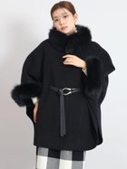 【ヴァン/Vin】のベルテッドファーポンチョ 人気、トレンドファッション・服の通販 founy(ファニー) ファッション Fashion レディースファッション Fashion for Women アウター Coat / Outerwear Collection ポンチョ・ケープコート Ponchos & Capes エレガント 上品 Elegant デコルテ Décolleté, Neckline フォックス Fox, Fox Fur フレア Flare, Flared ポンチョ Poncho, Cape Style ラグジュアリー Luxury, Elegant リュクス Luxury, Elegant, High-End, Chic 冬 Winter / This Winter thumbnail ブラック|ID: prp329100004771652 ipo3291000000034819808