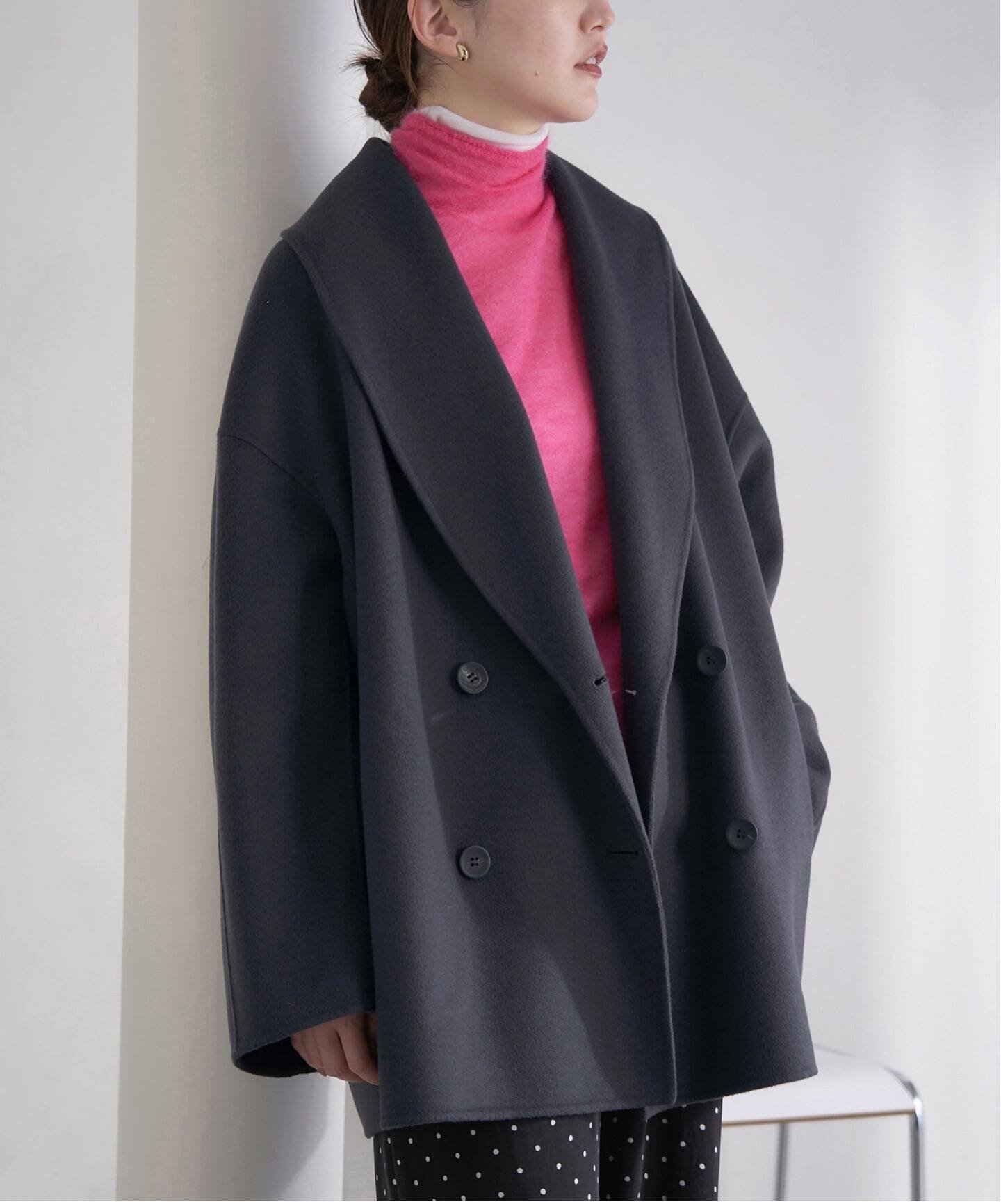 【イエナ/IENA】の《追加2》Super160 ショールカラーハーフコート インテリア・キッズ・メンズ・レディースファッション・服の通販 founy(ファニー) ファッション Fashion レディースファッション Fashion for Women アウター Coat / Outerwear Collection コート・ロングコート・ピーコート Long Coats, Peacoats & More 2025年 2025 2025-2026秋冬・A/W Autumn/Winter 2025–26 AW25–26 ショール Shawl, Wrap スタンド Stand Collar, Upright Stand ハーフ Half, Half-Length 定番 Standard, Basic Item グレー|ID: prp329100004771669 ipo3291000000034829841