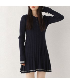 【ヘザー/Heather】のスカラップポロニットミニワンピース 人気、トレンドファッション・服の通販 founy(ファニー) ファッション Fashion レディースファッション Fashion for Women ワンピース Dresses おすすめ Recommended / Our Picks キャップ Cap, Baseball Cap スカラップ Scallop, Scalloped Edge バランス Balance, Style Balance フェミニン Feminine, Girly メガネ Glasses, Eyewear エレガント 上品 Elegant |ID:prp329100004771673