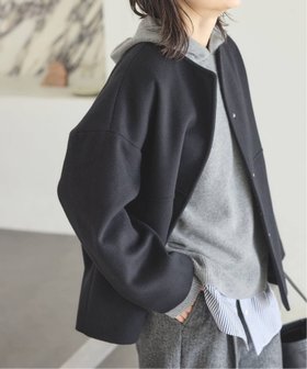【ジャーナルスタンダード/JOURNAL STANDARD】の《追加4》スーパー140ビーバーノーカラーショートコート 人気、トレンドファッション・服の通販 founy(ファニー) ファッション Fashion レディースファッション Fashion for Women アウター Coat / Outerwear Collection コート・ロングコート・ピーコート Long Coats, Peacoats & More おすすめ Recommended / Our Picks ショート Short, Short Length シンプル Simple, Minimal バランス Balance, Style Balance ボトム Bottoms, Lower Wear エレガント 上品 Elegant |ID:prp329100004771681