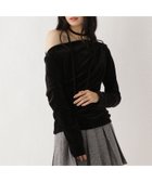 【ヘザー/Heather】のタイ付きベロアカットソー 人気、トレンドファッション・服の通販 founy(ファニー) ファッション Fashion レディースファッション Fashion for Women トップス・カットソー Cut & Sew Tops カットソー・ベーシックTシャツ Cut-and-Sewn Tops / Stretch Tees & Basics ベロアトップス Velour Tops / Velvet-Look Items カットソー Cut and Sewn Top デニム Denim, Jeans Material ベロア Velour, Soft Velvet ボトム Bottoms, Lower Wear エレガント 上品 Elegant 人気 Popular, Best Seller 冬 Winter / This Winter thumbnail ブラック|ID: prp329100004771694 ipo3291000000034569470